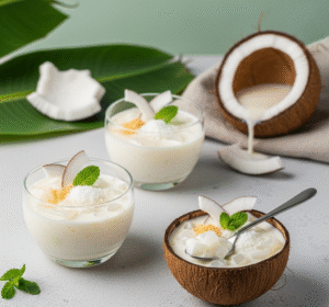 Coconut Malai Pudding