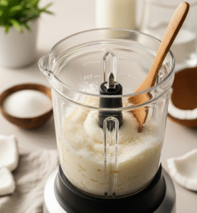 Make tender coconut pure for Coconut Malai Pudding