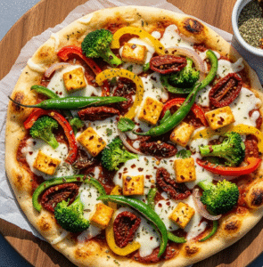 Add toppings on pizza