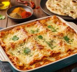 Butter Chicken Lasagna