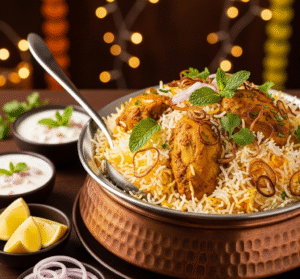 Indian style chicken Biriyani