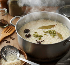 Prepare and Parboil the Rice