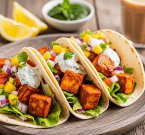 Tandoori Paneer Tacos